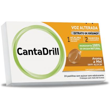 CantaDrill Sem Açúcar Pastilha 24 Unidades