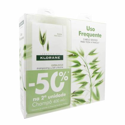Klorane Champô com Aveia 400 mL X2 
