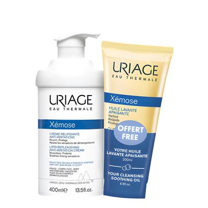 Uriage Xémose Creme Emoliente 400 mL + Oferta de Óleo Lavante 200 mL