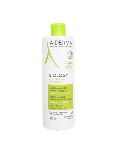 A-Derma Biology Leite Desmaquilhante 400 mL