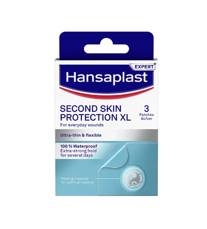 Hansaplast Second Skin Protection XL 6cmx7cm - 3 Unidades