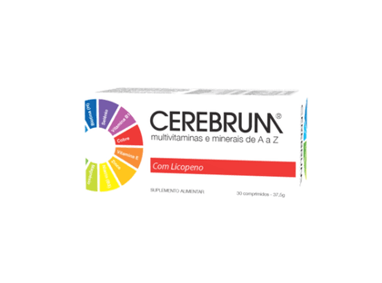 Cerebrum Multivitaminas e Minerais 30 Comprimidos