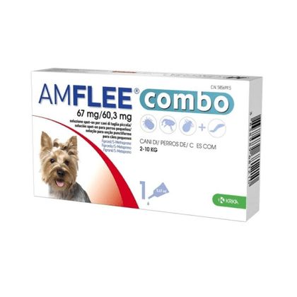 Amflee Combo 67/ 60,3 Solução Pipeta Cao 2-10kg