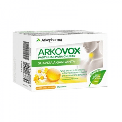 Arkovox Mel e Limão 24 Pastilhas