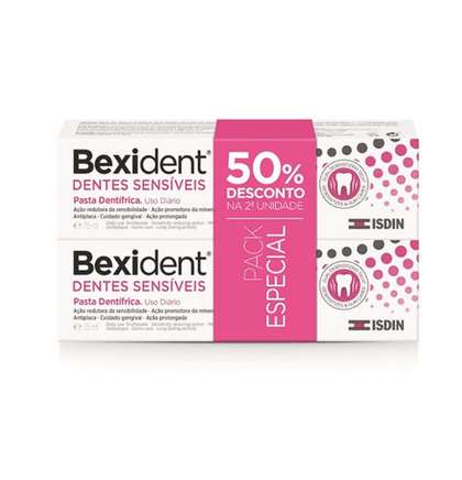 Bexident Dentes Sensíveis Pasta Dentífrica 2 X 75mL 