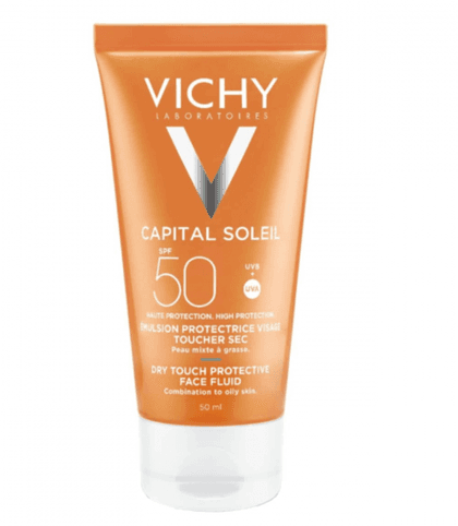 Vichy Soleil Creme Protetor Toque Seco FPS50+ 50 mL