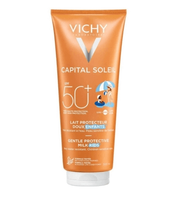 Vichy Capital Soleil Leite Protetor Suave Crianças FPS50+ 300 mL
