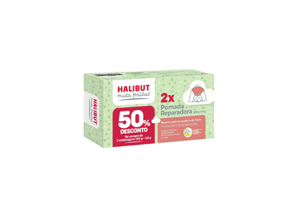Halibut Muda Fraldas Pomada Reparadora 100g+50g
