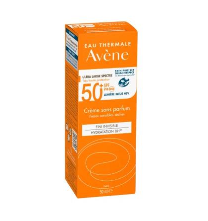 Avène Protetor Solar Creme Sem Perfume FPS50+ 50 mL