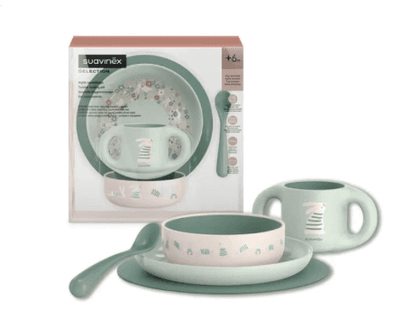 Suavinex Select Set Louça 5 Peças Verde 6M+
