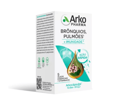 Arkocápsulas Brônquios Pulmões 30 Cápsulas