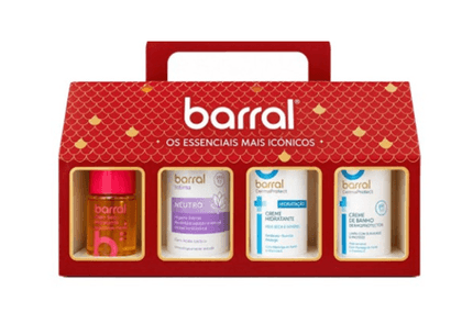 Coffret Barral Creme Banho + Creme Hidratante + Intima Neutra + Óleo