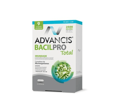 Advancis Bacilpro Total (Intestinal) 10 Cápsulas