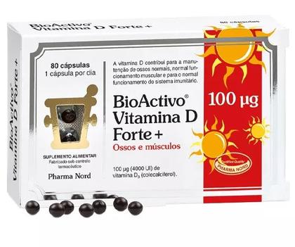 Bioactivo Vitamina D Forte+ 80 Cápsulas 