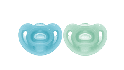 Nuk Sensitive Chupeta Silicone 0-6m X2
