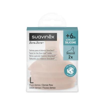 Suavinex Tetinas Zero Zero Fluxo L Médium +6m
