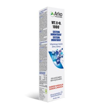 Arkopharma Vitamina C + Zinco 20 Comprimidos Efervescentes