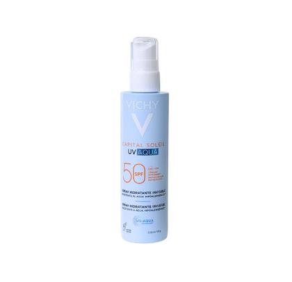 Vichy Capital Soleil UV Aqua Spray Hidratante Invisível FPS50 200mL