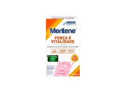 Meritene Força e Vitalidade Morango Saquetas 15x30g