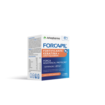 Forcapil Fortificante Keratina+ 60 Cápsulas