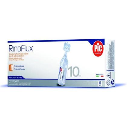 Pic Solution Rinoflux Solução Fisiológica Esterilizada 10 x 10 mL