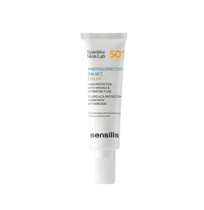Sensilis Photocorrection [HA 50+] Fluido Antienvelhecimento SPF50+ Cor 40 mL