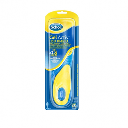 Scholl Gelactiv Palmilhas Uso Diário Homem 40-46.5 2 Unidades