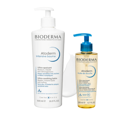 Bioderma Atoderm Intensive Baume 500 mL com Oferta de Bioderma Atoderm Óleo de Duche 200 mL