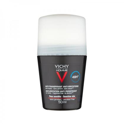 Vichy Homme Desodorizante Antitranspirante 48h Roll-On 50 mL