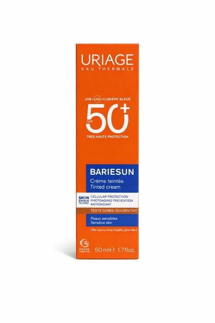 Uriage Bariésun Creme com Cor Dourado FPS50+ 50mL