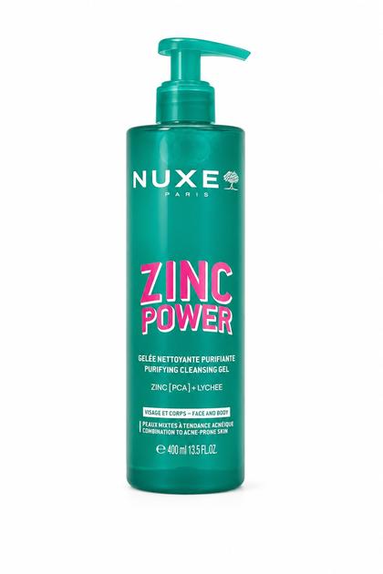 Nuxe Zinc Power Gel de Limpeza 400 mL